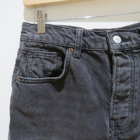 FREE PEOPLE WE THE FREE Jam Session Relaxed Capri Jean Rocksteady Black Boho NWT - Picture 6 of 15